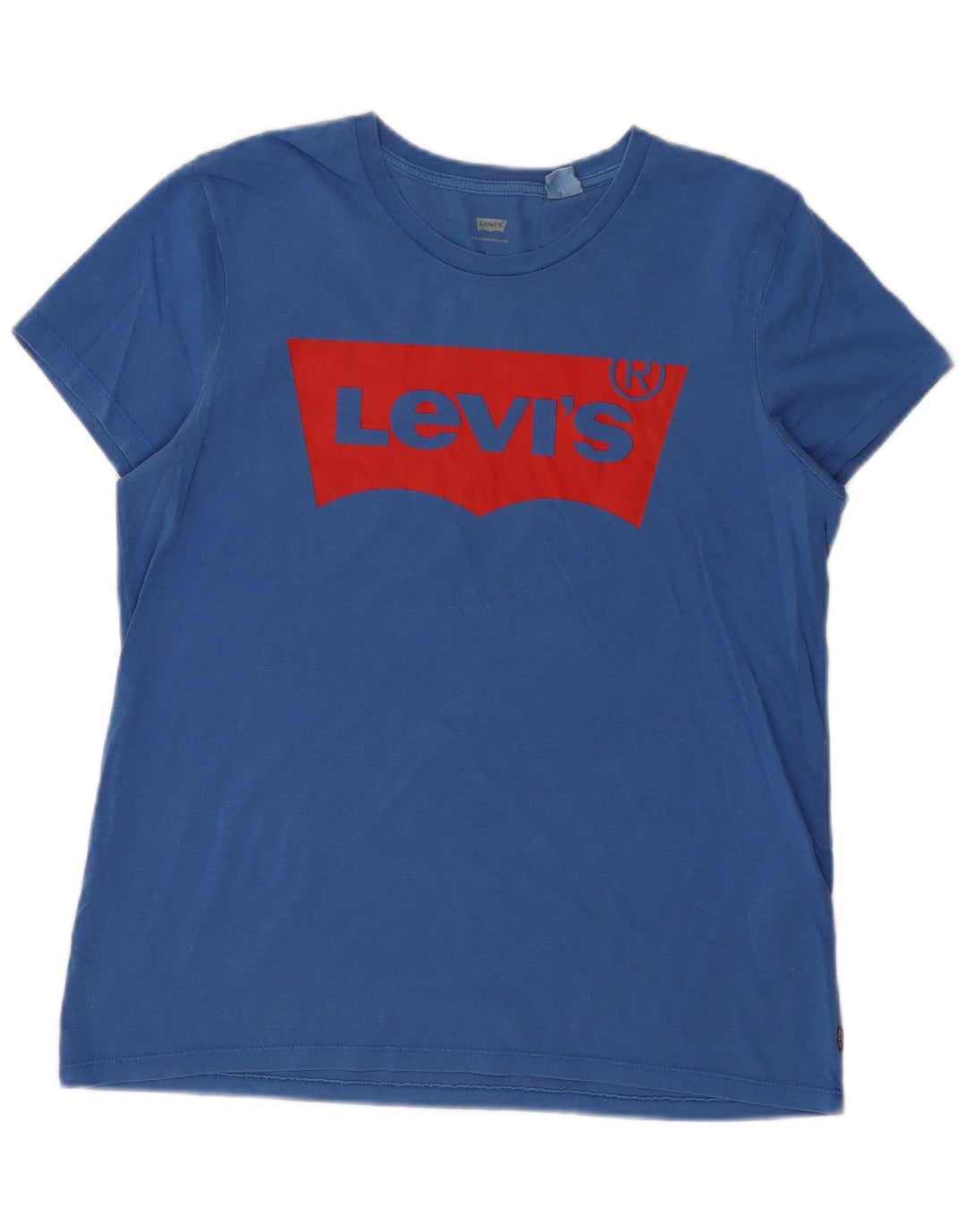LEVI'S T-shirt graphique pour femme UK 16 Large Bleu