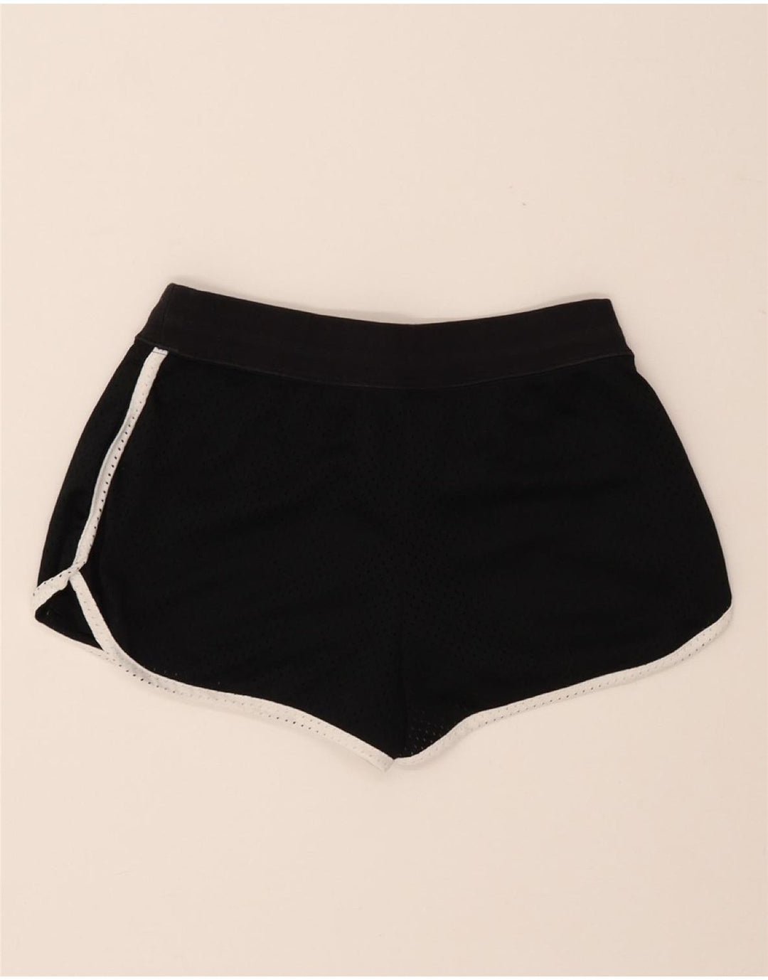 NIKE Womens Sport Shorts UK 8 Small  Black Polyester Vintage Nike and Second-Hand Nike from Messina Hembry 
