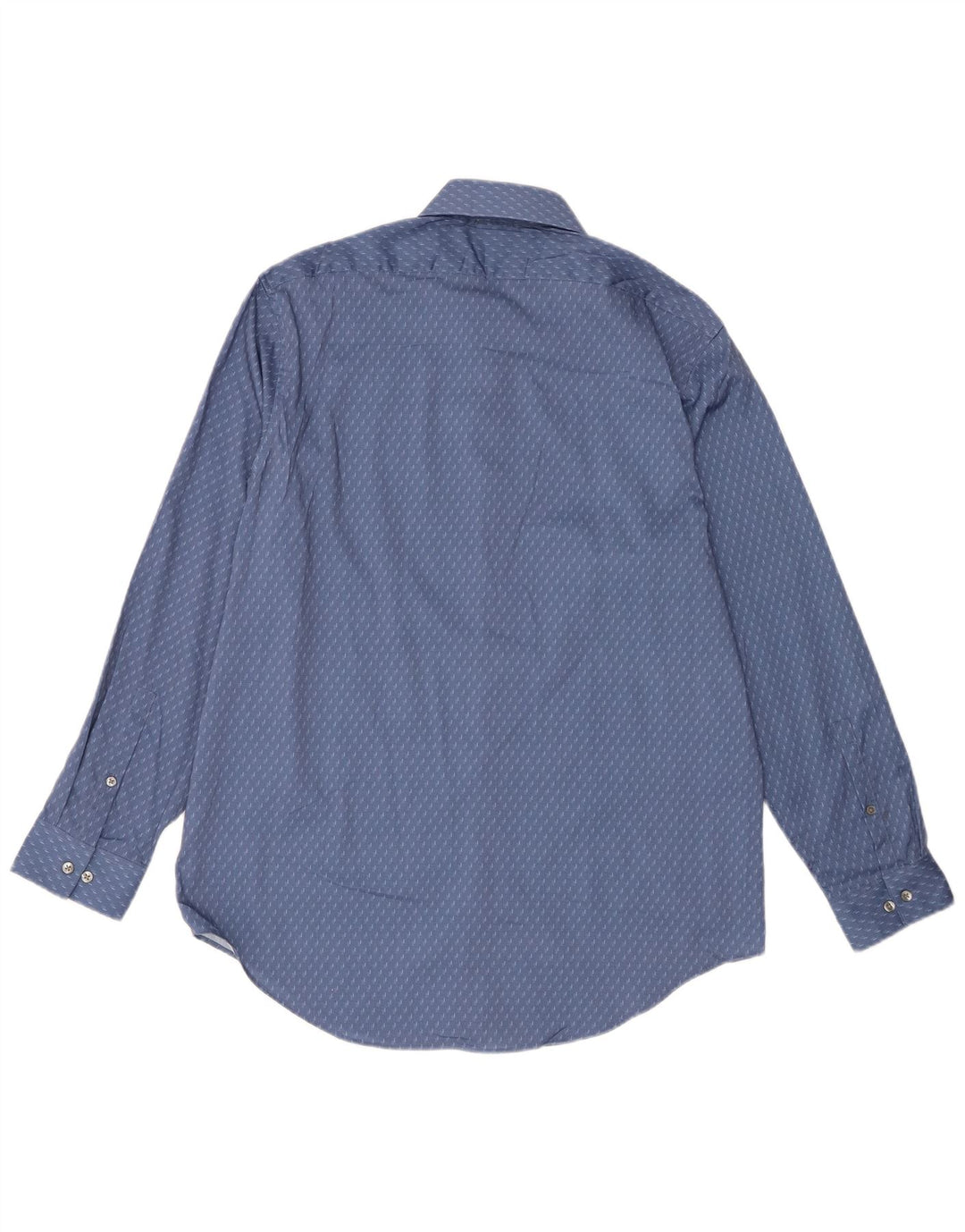 Calvin Klein Chemise slim fit pour homme Taille 16 1/2 Grand polyester géométrique bleu