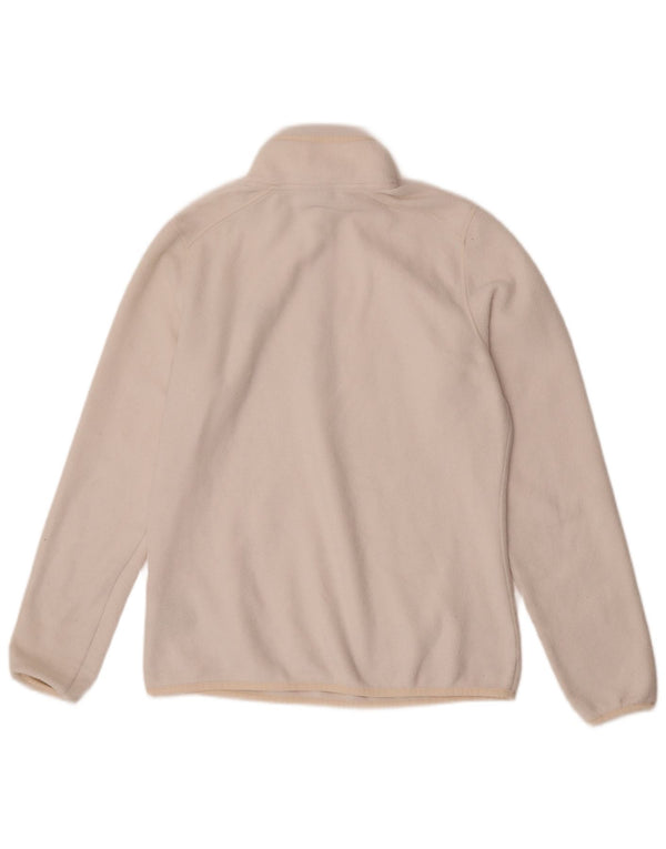 The North Face Pull polaire à col zippé pour femme UK 16 Large Blanc