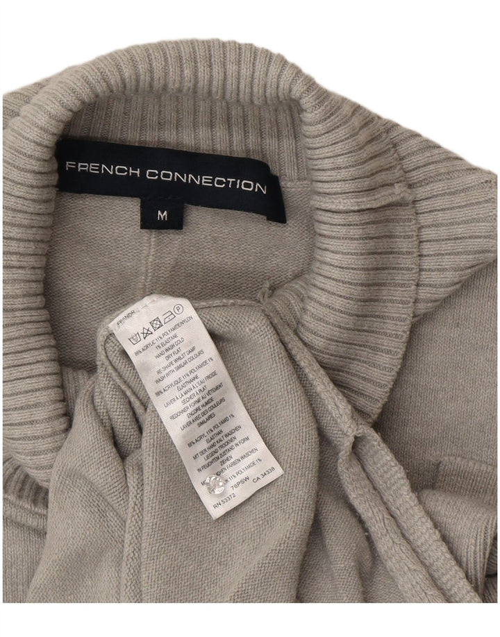 French Connection Pull col roulé pour femme Gris moyen UK 14