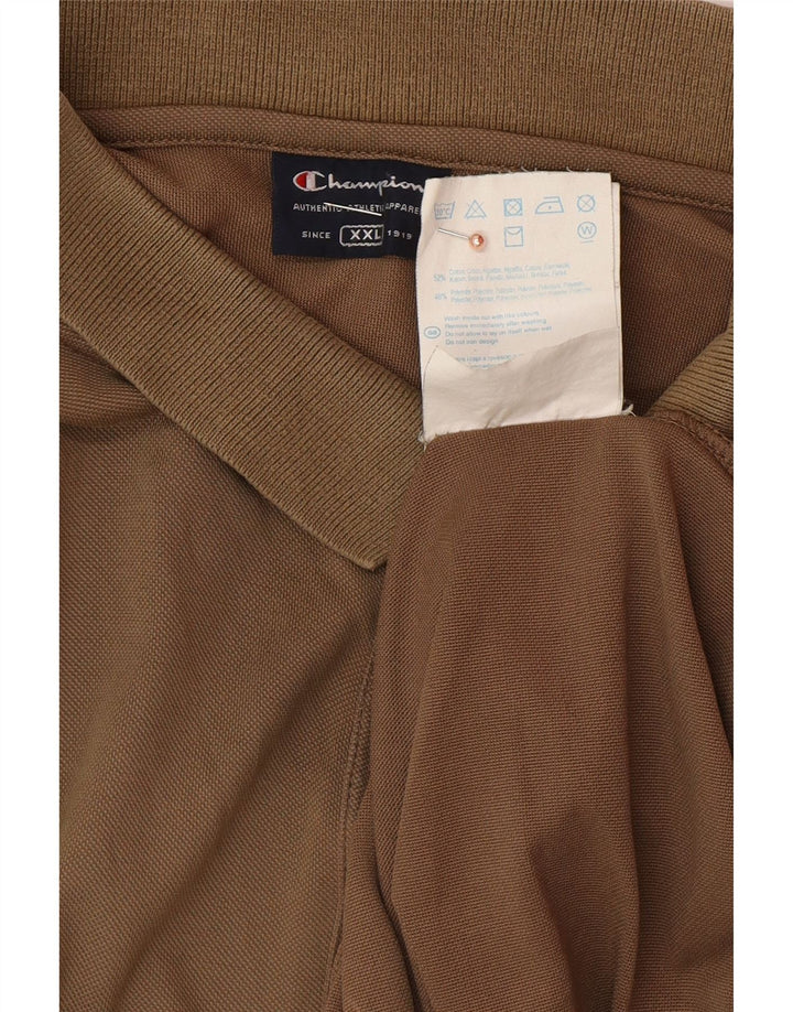 CHAMPION Polo Homme 2XL Marron Coton