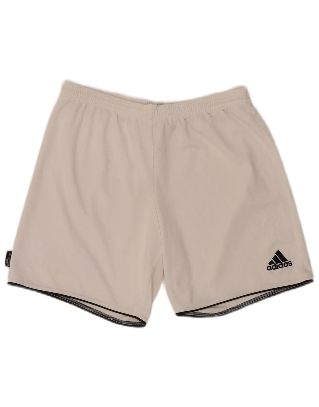 ADIDAS Short de Sport Climalite Homme Blanc Moyen Polyester