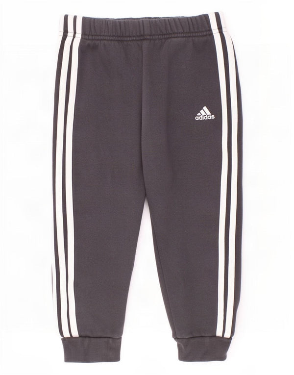 Adidas Pantalon de Survêtement Joggers Bébé Garçon 18-24 Mois Gris Coton