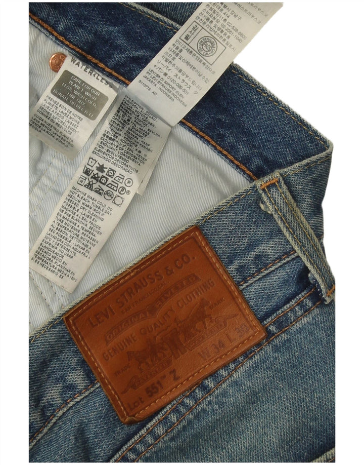 Levi's Jean Droit 551 Homme Bleu W34 L30 Coton