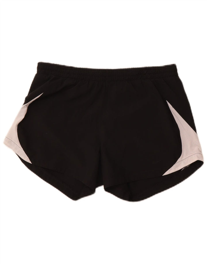 Nike Short de sport pour femme UK 10 Small Noir Colourblock