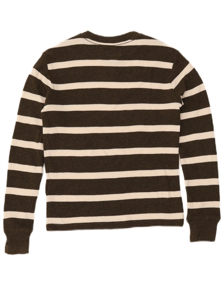 POLO RALPH LAUREN Pull col bateau pour garçon 7-8 ans Petit Kaki