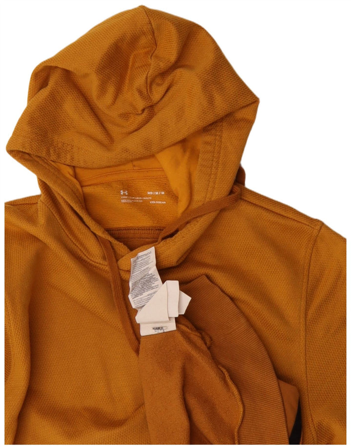Under Armour Pull à capuche en coton color block orange moyen pour homme