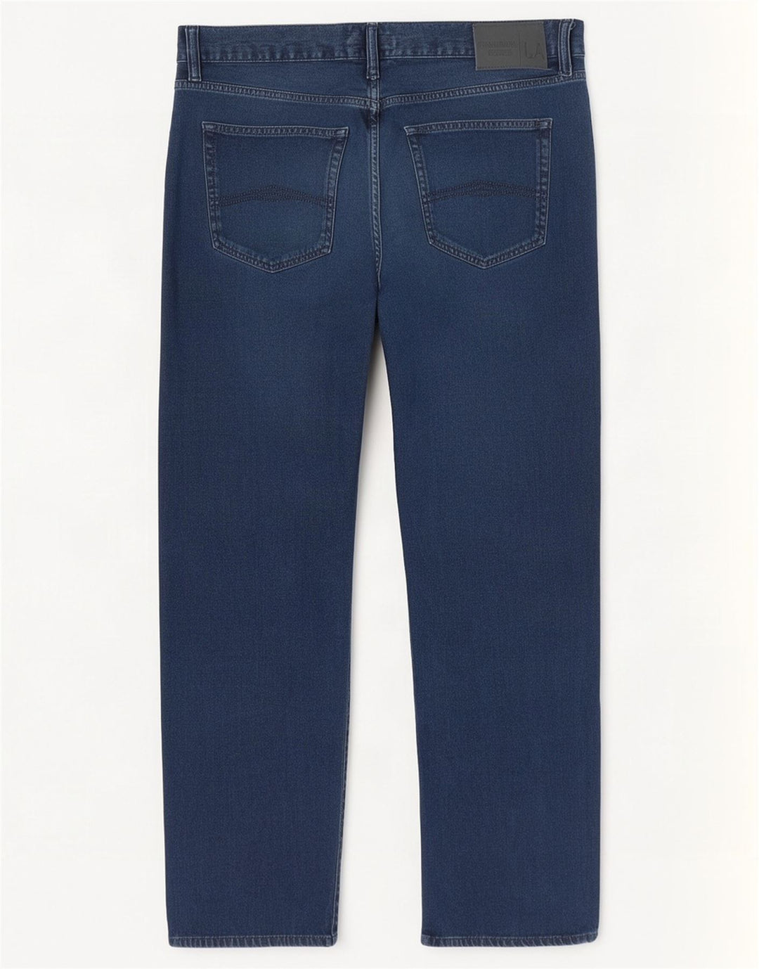 Armani Jean droit coupe droite W36 L28 bleu coton pour homme