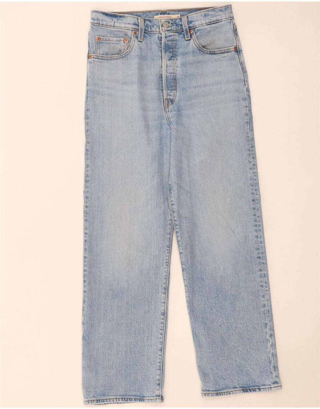 Levi's Jean Droit Ribcage Femme W28 L27 Bleu Coton