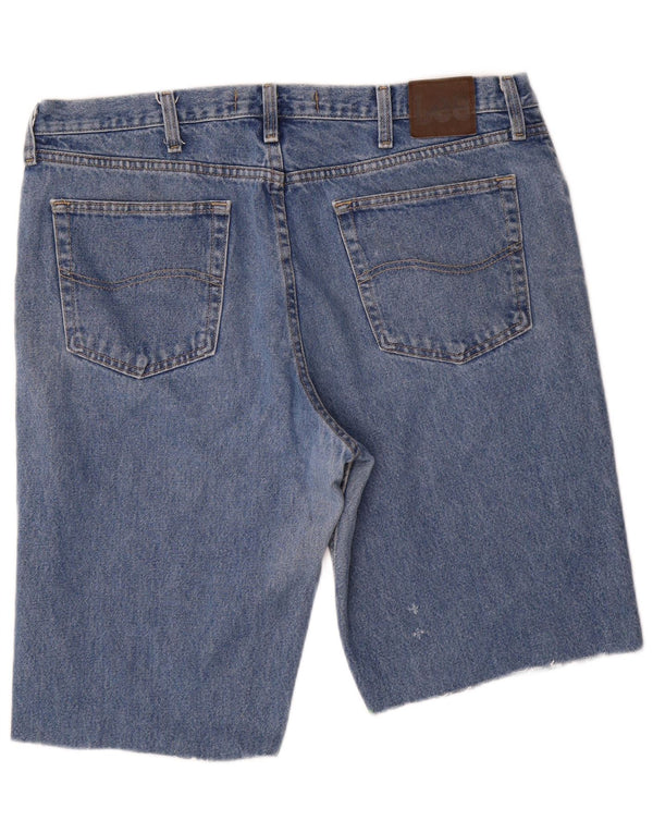 Lee Mens Regular Fit Denim Shorts W38 XL Blue Cotton