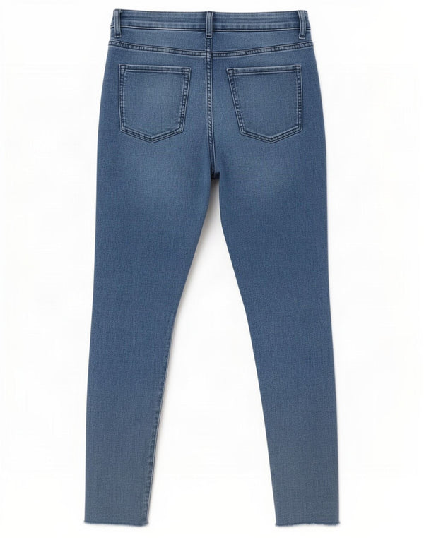 Marks & Spencer Jean skinny The Ivy pour femme UK 14 Large W32 L27 Bleu Coton