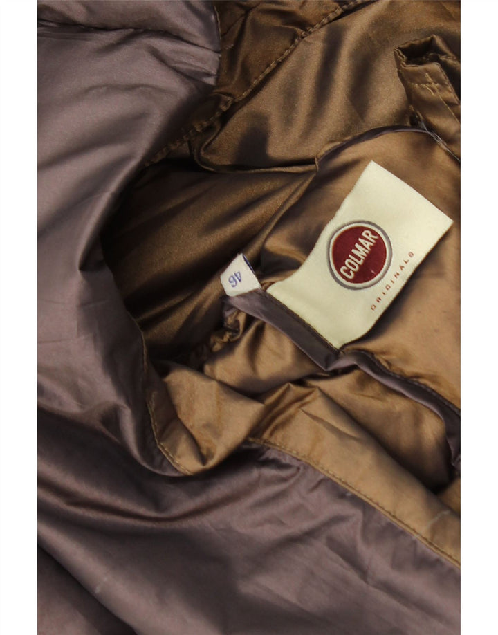Colmar Veste matelassée à capuche pour femme IT 46 Large Marron