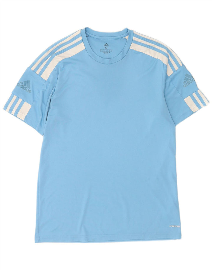 Adidas Homme Aeroready T-Shirt Top Bleu Moyen Polyester Colorblock