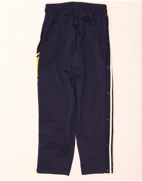 Pantalon de survêtement Adidas pour homme en polyester color block bleu marine moyen