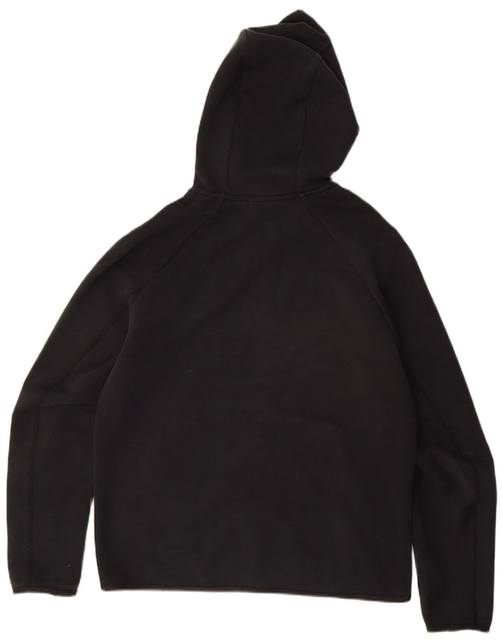 NIKE Pull à capuche zippé pour homme en coton noir moyen