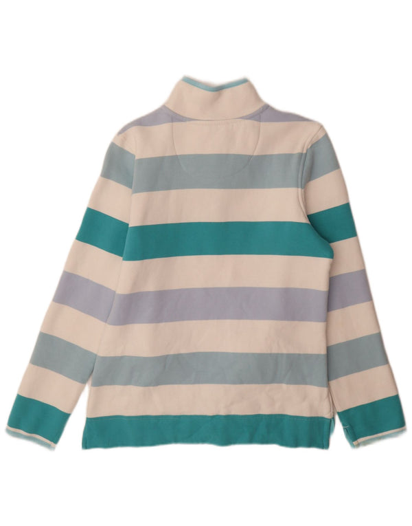 Crew Clothing Sweat-shirt pour femme UK 8 Small rayé multicolore
