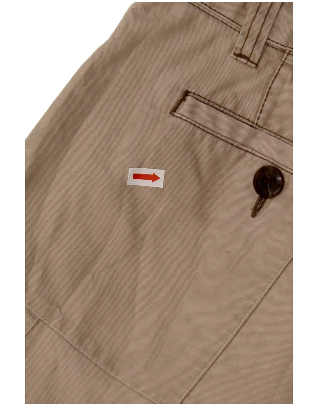 TOMMY HILFIGER Short Chino Homme W32 Coton Beige Moyen