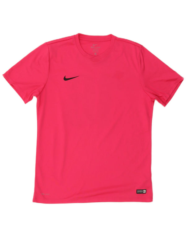 Nike Hommes Dri Fit Graphic T-Shirt Top XL Rose Polyester