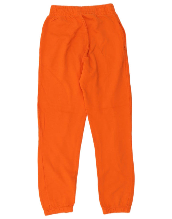 Zara Pantalon de survêtement pour femme Joggers UK 8 Small Orange Cotton