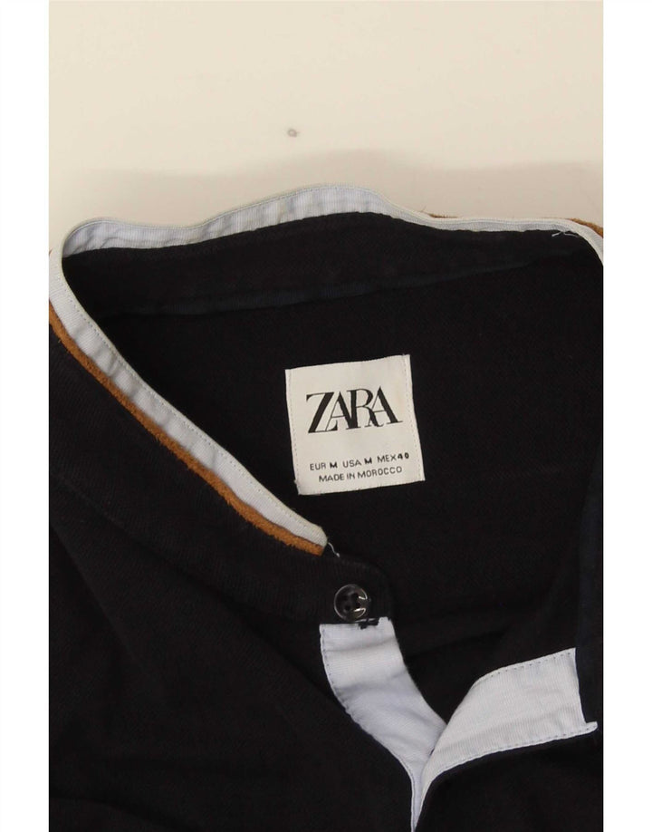 Chemise Zara Homme Bleu Marine Moyen