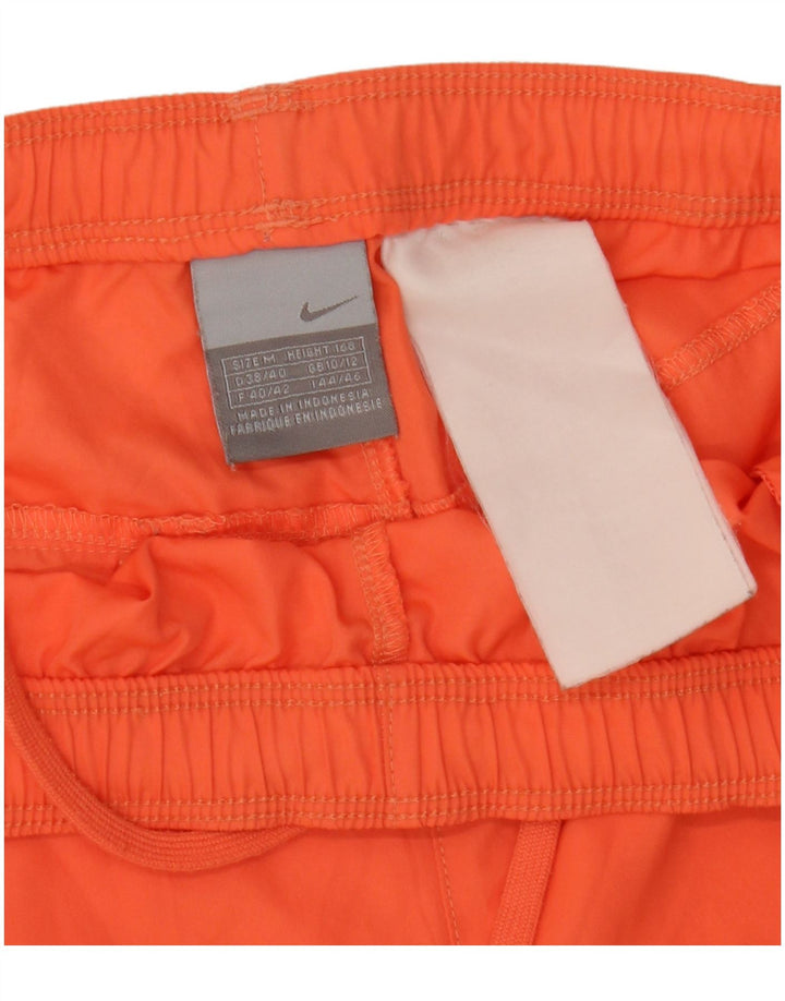 NIKE Short de sport pour femme UK 10/12 Orange moyen