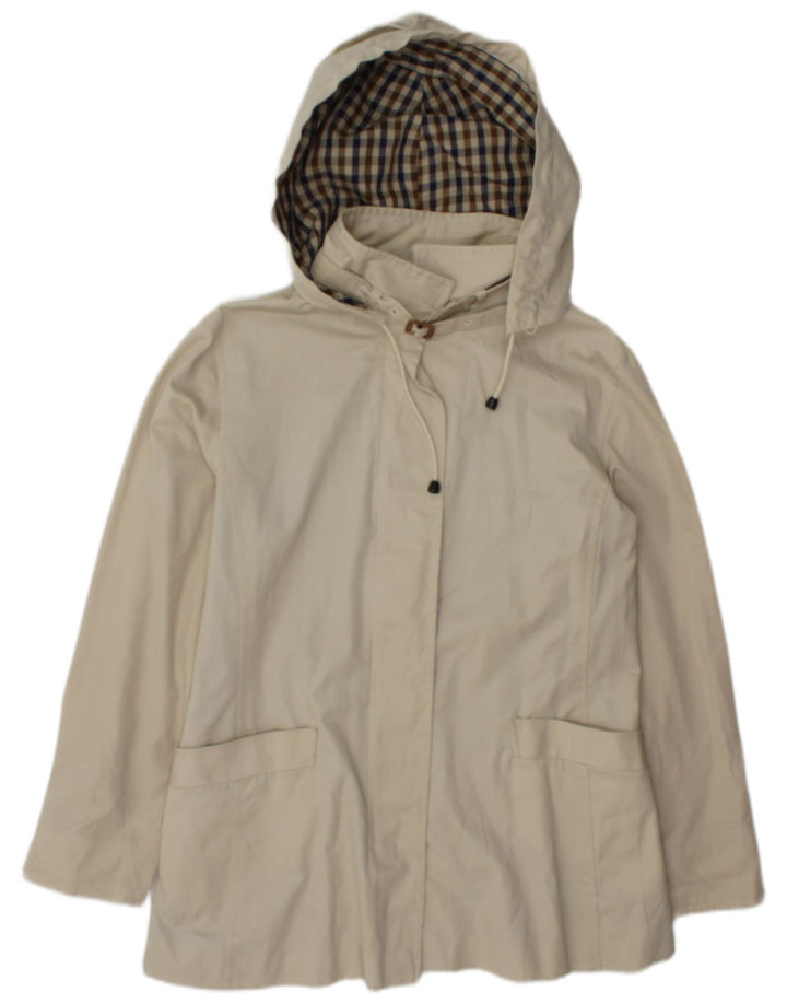 Veste utilitaire à capuche femme vintage IT 42 Beige Moyen
