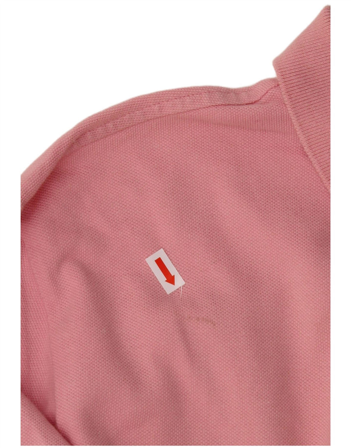 POLO RALPH LAUREN Polo à manches longues pour homme, coupe personnalisée, grand coton rose
