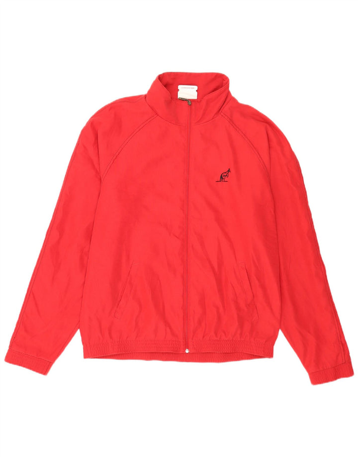 AUSTRALIAN L'ALPINA Veste de Survêtement Homme IT 50 Rouge Moyen Polyester