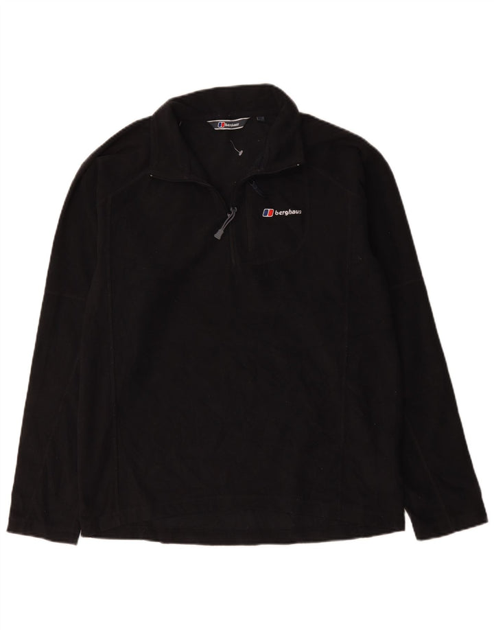 Berghaus Pull Polaire Col Zippé Homme Noir Moyen Polyester