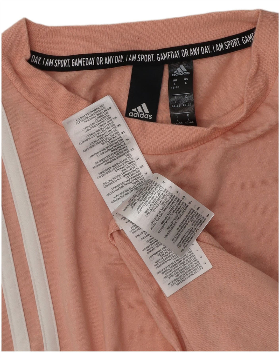 ADIDAS Débardeur Femme UK 16/18 Grand Rose Coton