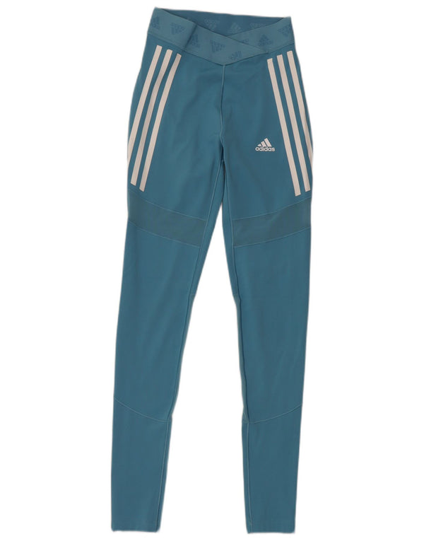 Adidas Legging graphique pour femme UK 4/6 XS Bleu