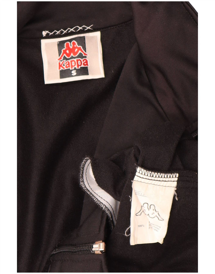Kappa Veste de Survêtement Graphique pour Homme Petit Noir Polyester Colorblock