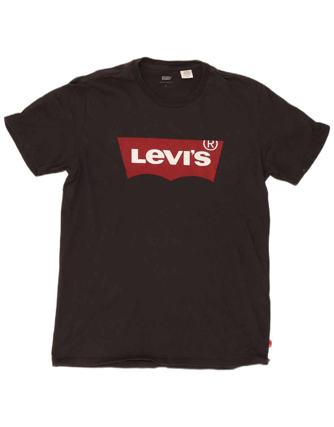 LEVI'S T-Shirt Graphique Homme Petit Noir Coton