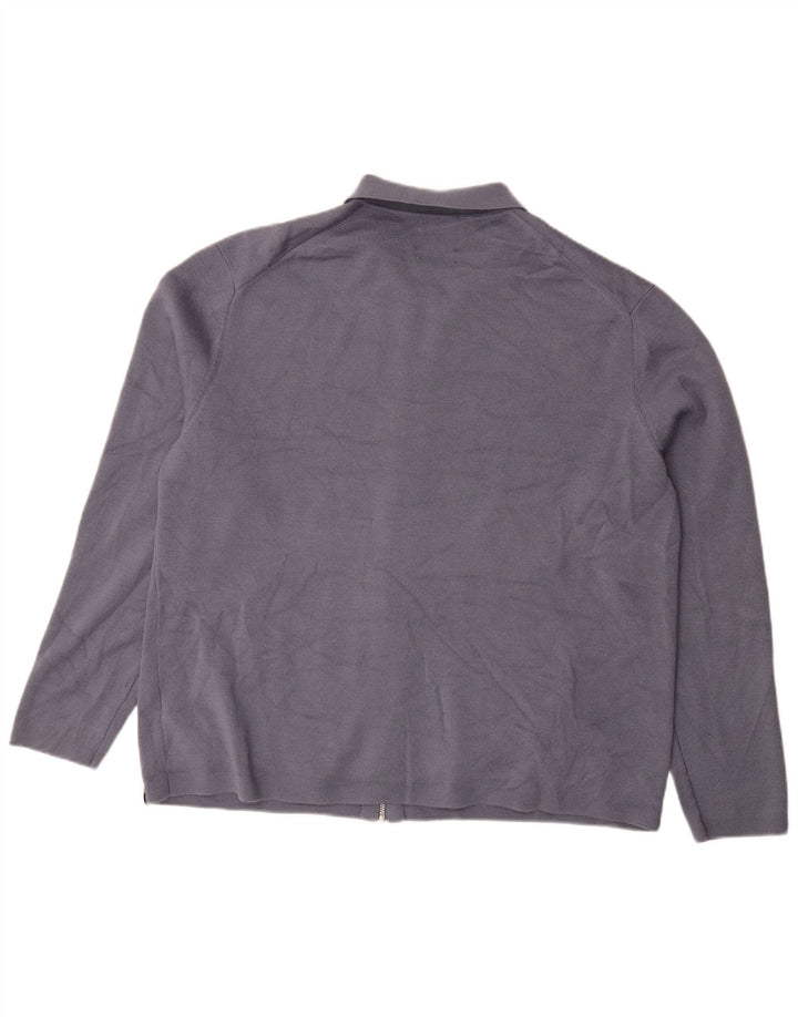 Marks & Spencer Cardigan pour homme XL en laine mérinos Bleu