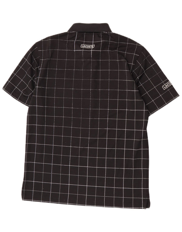 Lacoste Polo Homme Taille 4 Moyen Noir Check Polyester