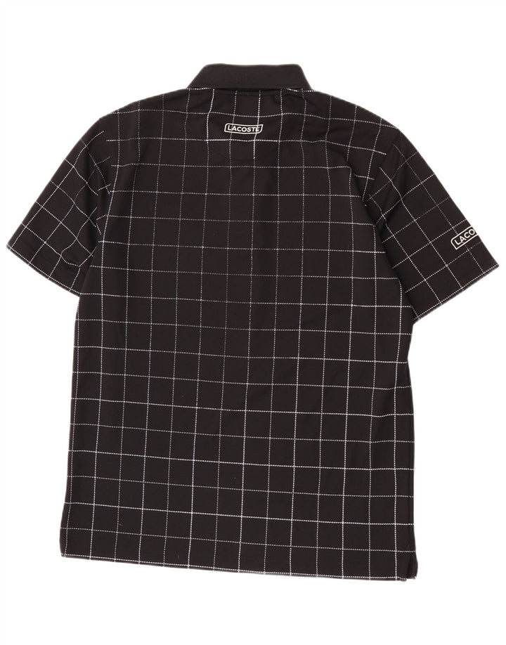 Lacoste Polo Homme Taille 4 Moyen Noir Check Polyester