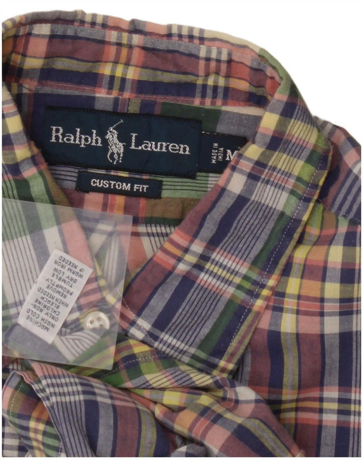 RALPH LAUREN Chemise Custom Fit Homme Carreaux Multicolores Moyens