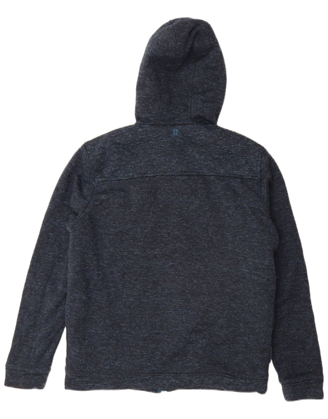 Mountain Warehouse Pull à capuche zippé pour homme, grand, bleu marine moucheté