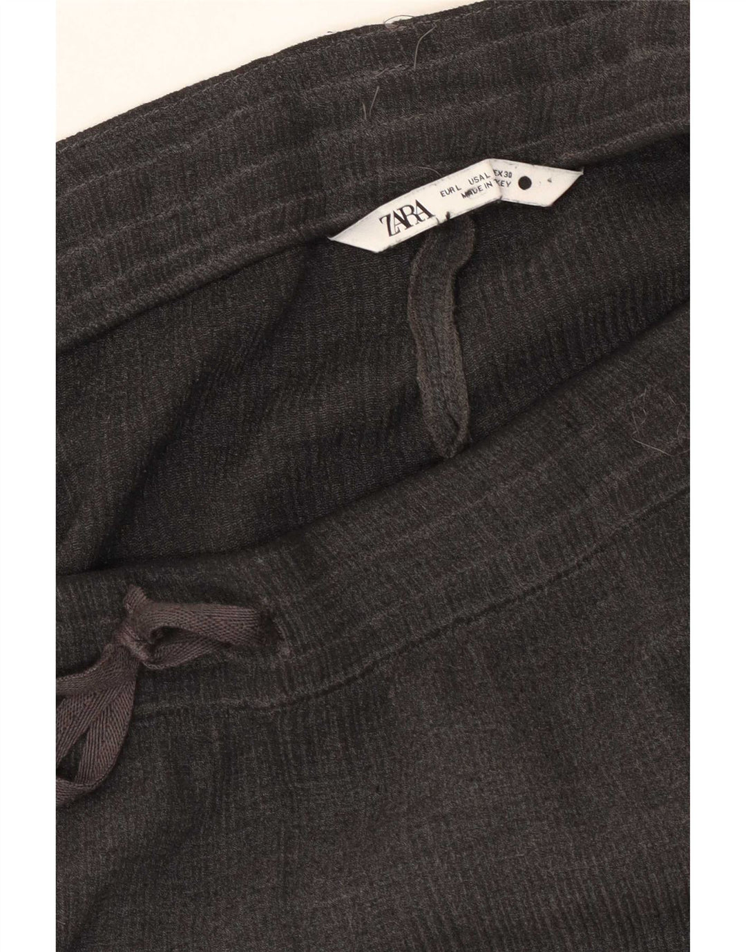 Zara Pantalon De Survêtement Homme Large Gris