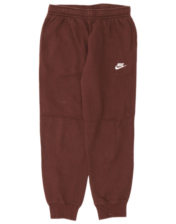Nike Pantalon de survêtement pour femme Joggers UK 10 Small Marron Coton