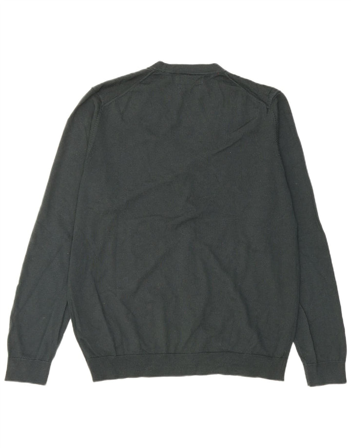 Marks & Spencer Cardigan pour homme en laine mérinos verte