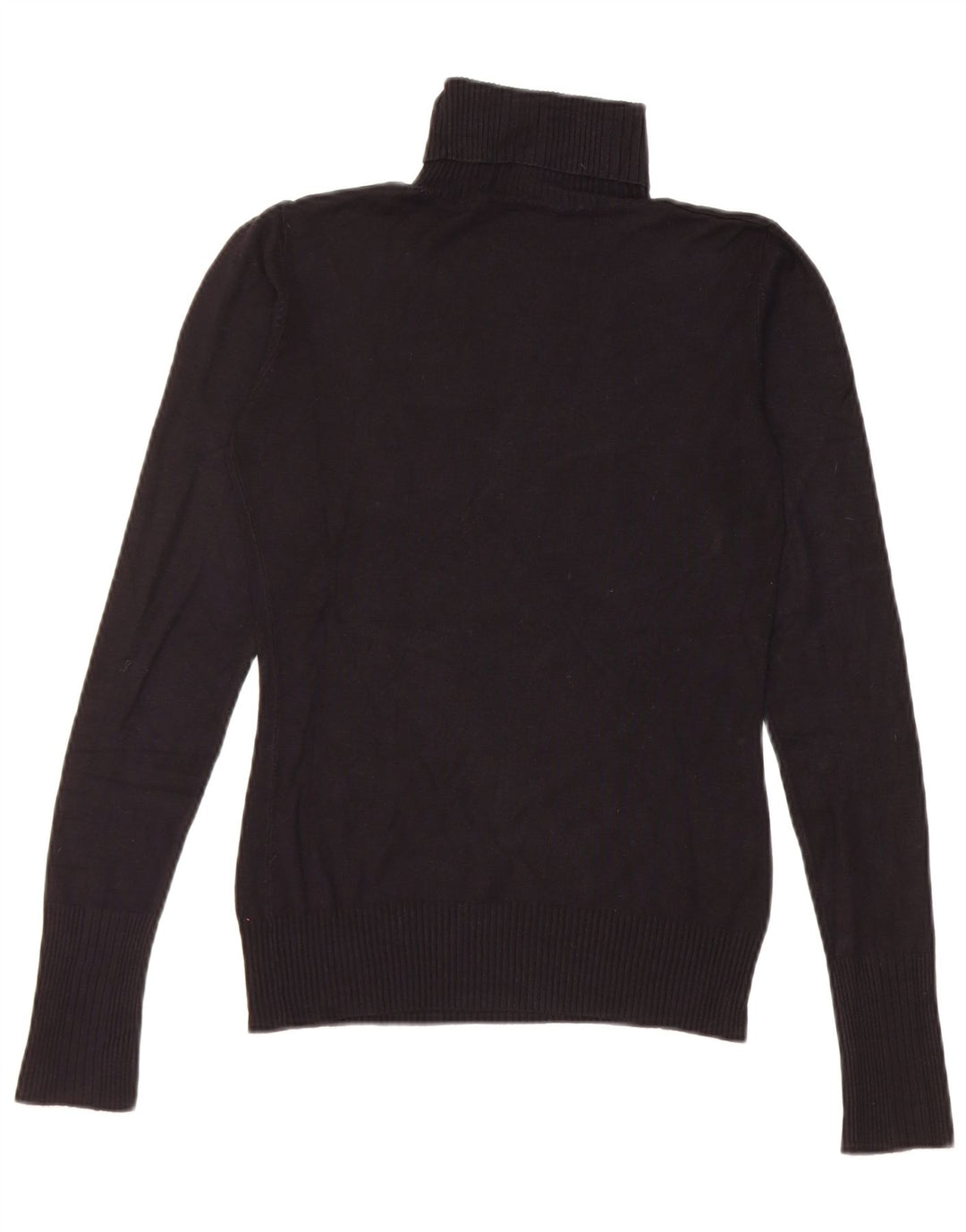 Guess Pull graphique à col roulé pour femme UK 8 Small Noir