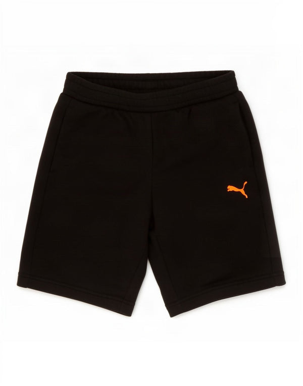 Puma Short de Sport Garçon 9-10 Ans Noir Coton