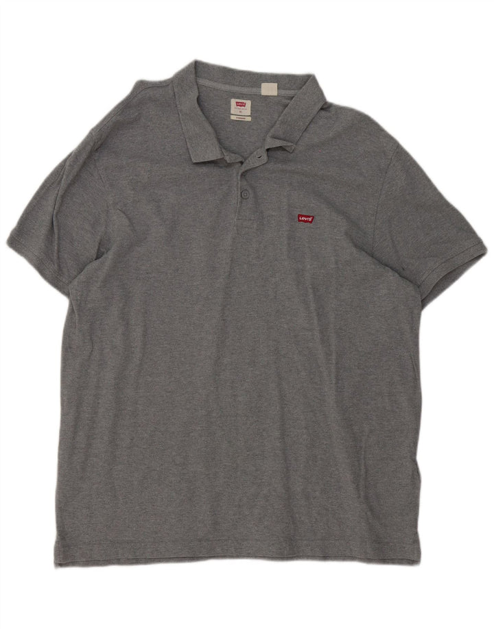 Levi's Polo Standard Homme Gris Coton XL