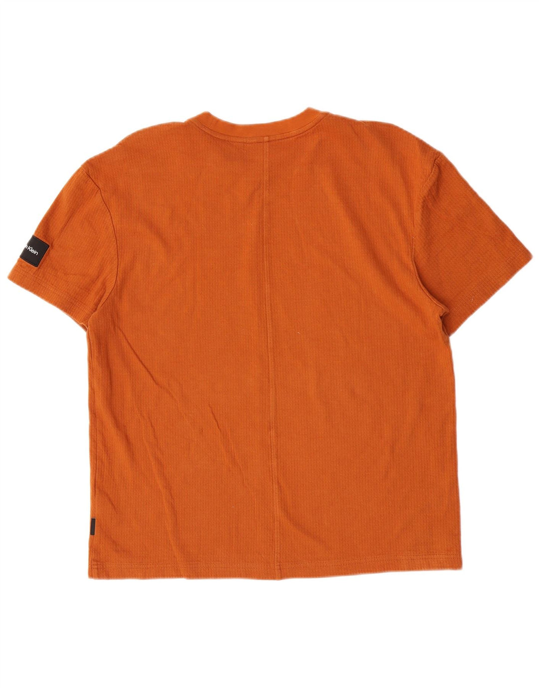 Calvin Klein T-Shirt Homme Orange Moyen Coton