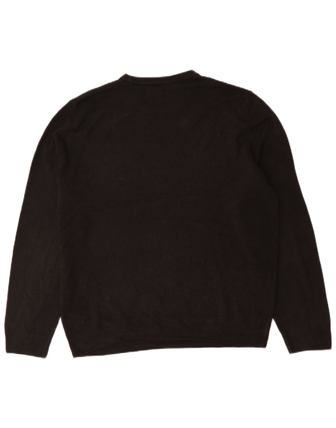 Marks & Spencer Pull ras du cou pour homme XL Noir Acrylique