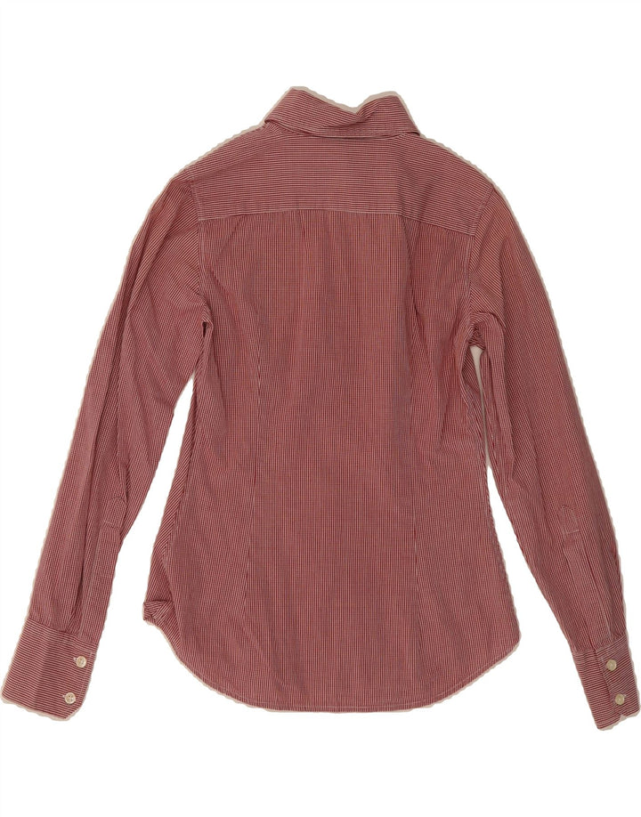 BENETTON Womens Shirt UK 6 XS Red Gingham Cotton Vintage Benetton and Second-Hand Benetton from Messina Hembry 