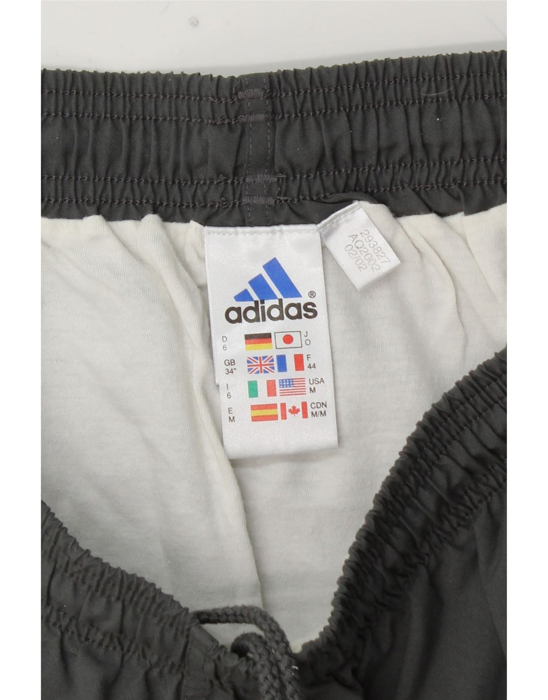 ADIDAS Short de sport pour hommes, grand, gris, polyester