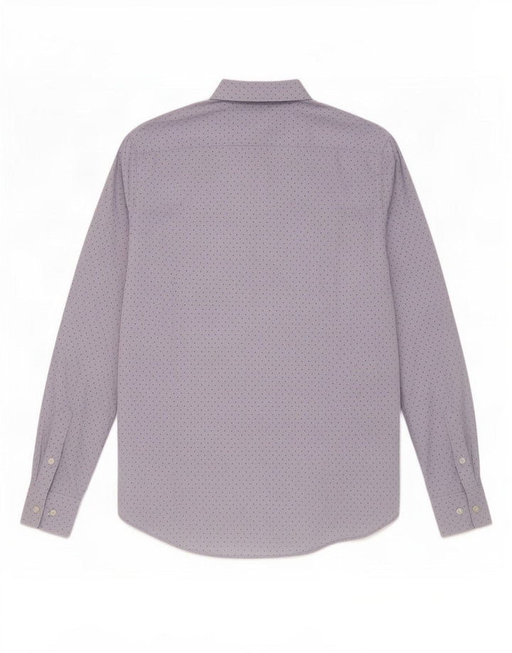 Massimo Dutti Chemise Homme Bleu Moyen Taché